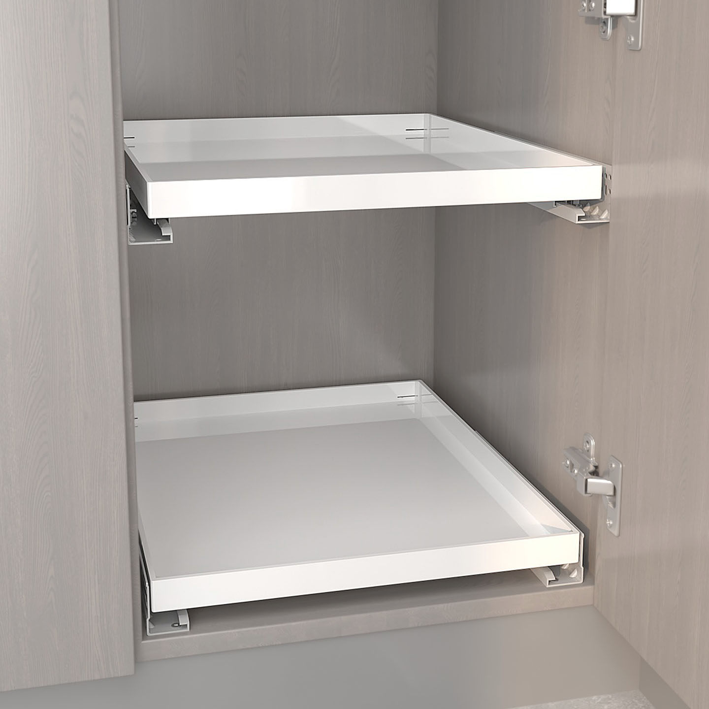 中石亚克力抽屉托盘矮款耐压轨道收纳抽屉改造白色环保橱柜内改造,收纳整理,收纳箱,淘宝优惠券,粉丝福利购,淘宝优惠卷