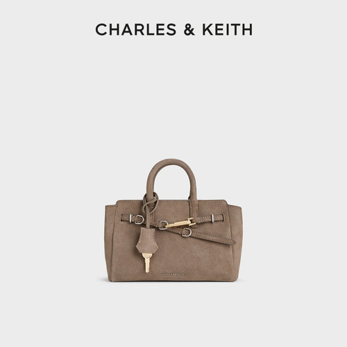 复古手提托特包CHARLES＆KEITH