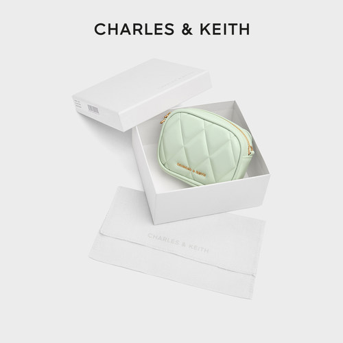 CHARLESKEITH柔软菱格迷你包卡包