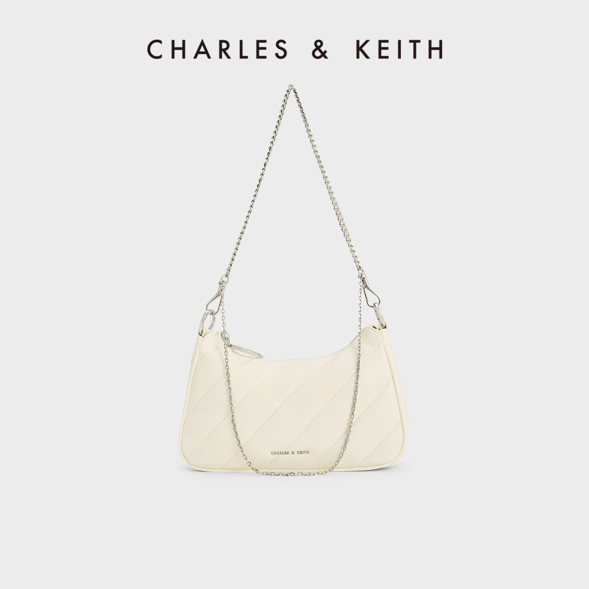 【双11活动】CHARLES&KEITH23新款CK2-80151347绗缝链条腋下包女高性价比高么？
