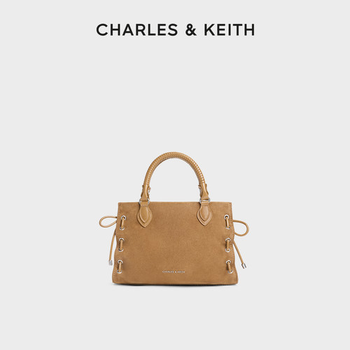 小号绒面托特包CHARLES＆KEITH