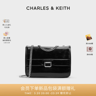 80271358简约链条腋下包斜挎小方包 CK2 新款 CHARLES&KEITH24夏季