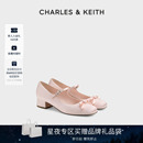 芭蕾舞鞋 60361613蝴蝶结圆头玛丽珍鞋 CK1 CHARLES&KEITH26春新款