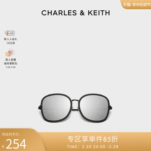 CHARLES&KEITH春夏墨镜CK3 71280317女士时尚 休闲蝶形太阳眼镜女