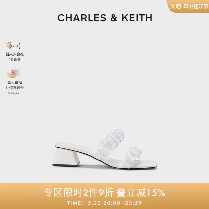 粗跟凉拖鞋CHARLES&KEITH