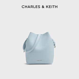10151504荔枝纹单肩斜挎子母水桶包 CK2 CHARLES&KEITH25秋季 新款