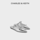 CHARLES&KEITH秋冬女鞋 拖鞋 CK1 70580265蝴蝶结尖头平底穆勒鞋