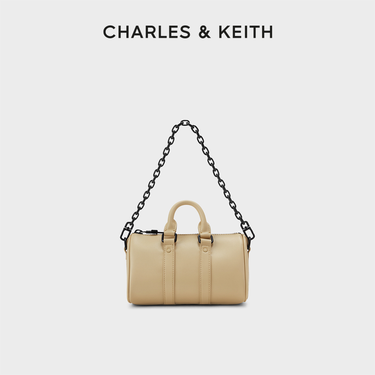 单肩斜挎水桶包CHARLES&KEITH