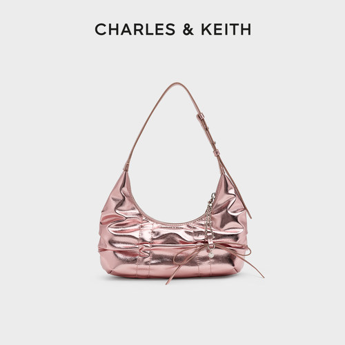 复古蝴蝶结腋下包CHARLESKEITH