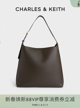 CHARLES＆KEITH秋冬女包CK2-40270966-1大容量子母单肩托特包女包