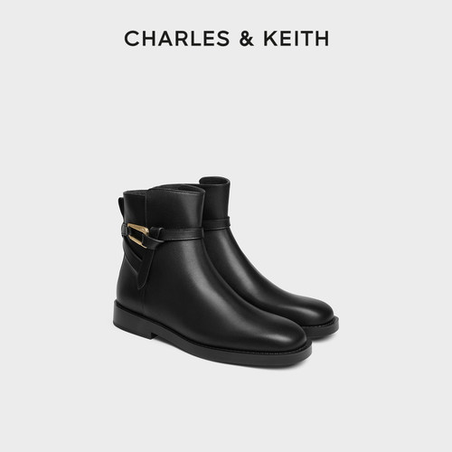 CHARLES＆KEITH复古低跟切尔西靴