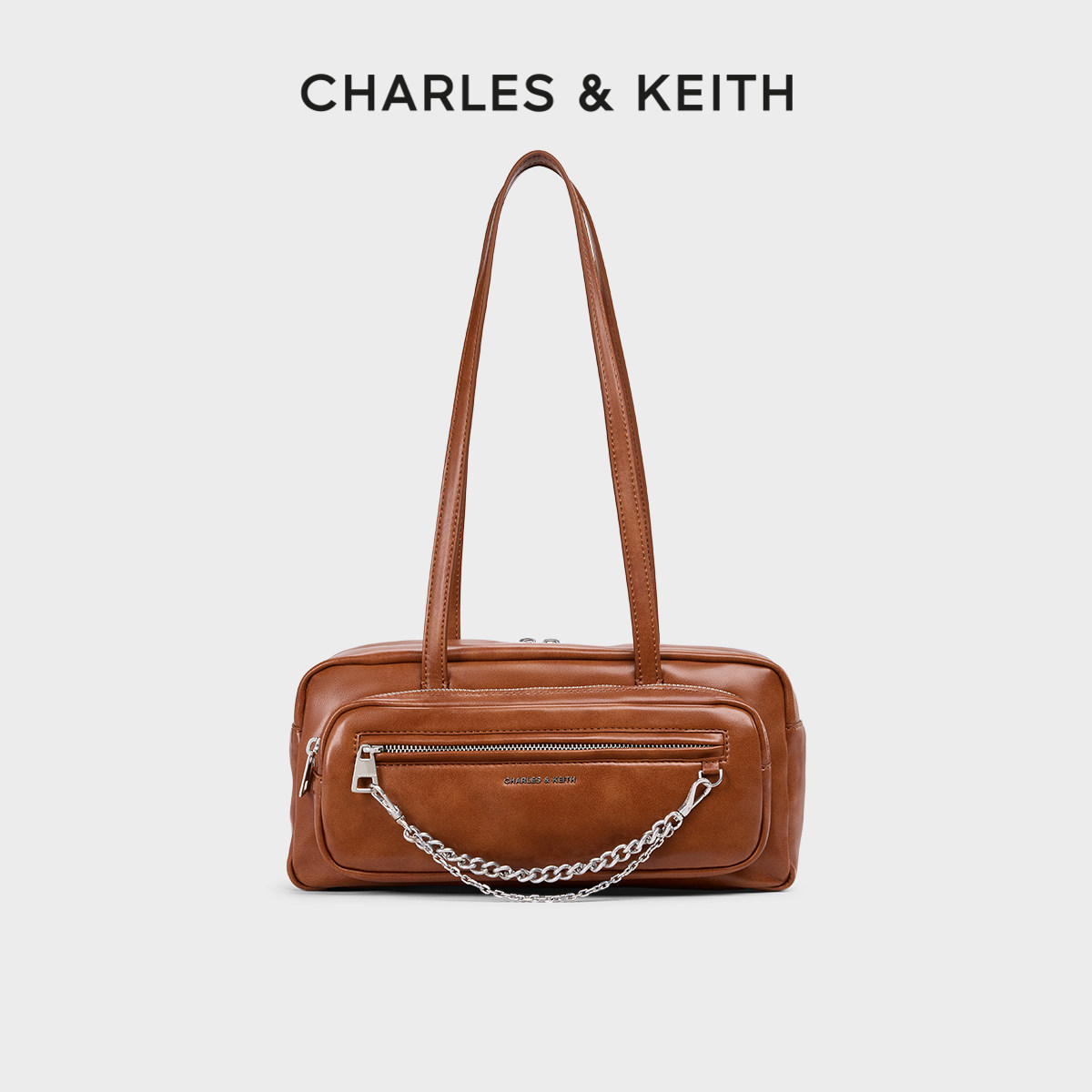 CHARLES&KEITH26春季新款CK2-20671897休闲学院风链条单肩腋下包,箱包皮具/热销女包/男包,腋下包,淘宝优惠券,粉丝福利购,淘宝优惠卷