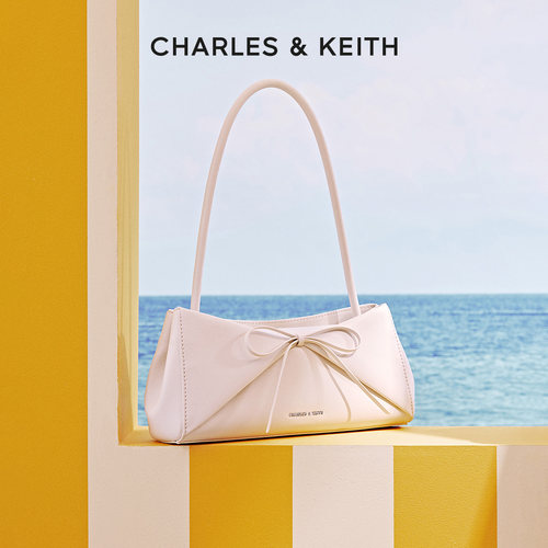 蝴蝶结法棍折纸包CHARLES&KEITH