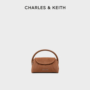 1拼接绒面手提斜挎小方包女 50782762 CHARLES&KEITH25冬新款 CK11
