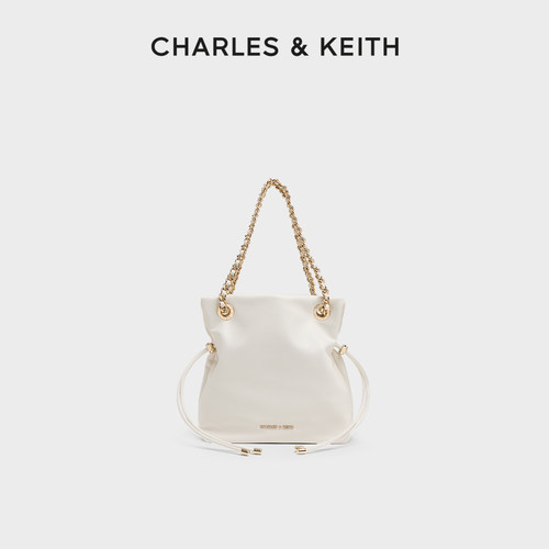 简约抽绳链条托特包CHARLESKEITH