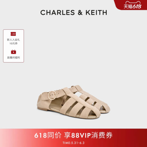 休闲平底罗马凉鞋CHARLES&KEITH
