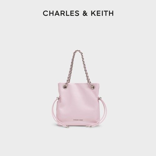 简约抽绳链条托特包CHARLESKEITH