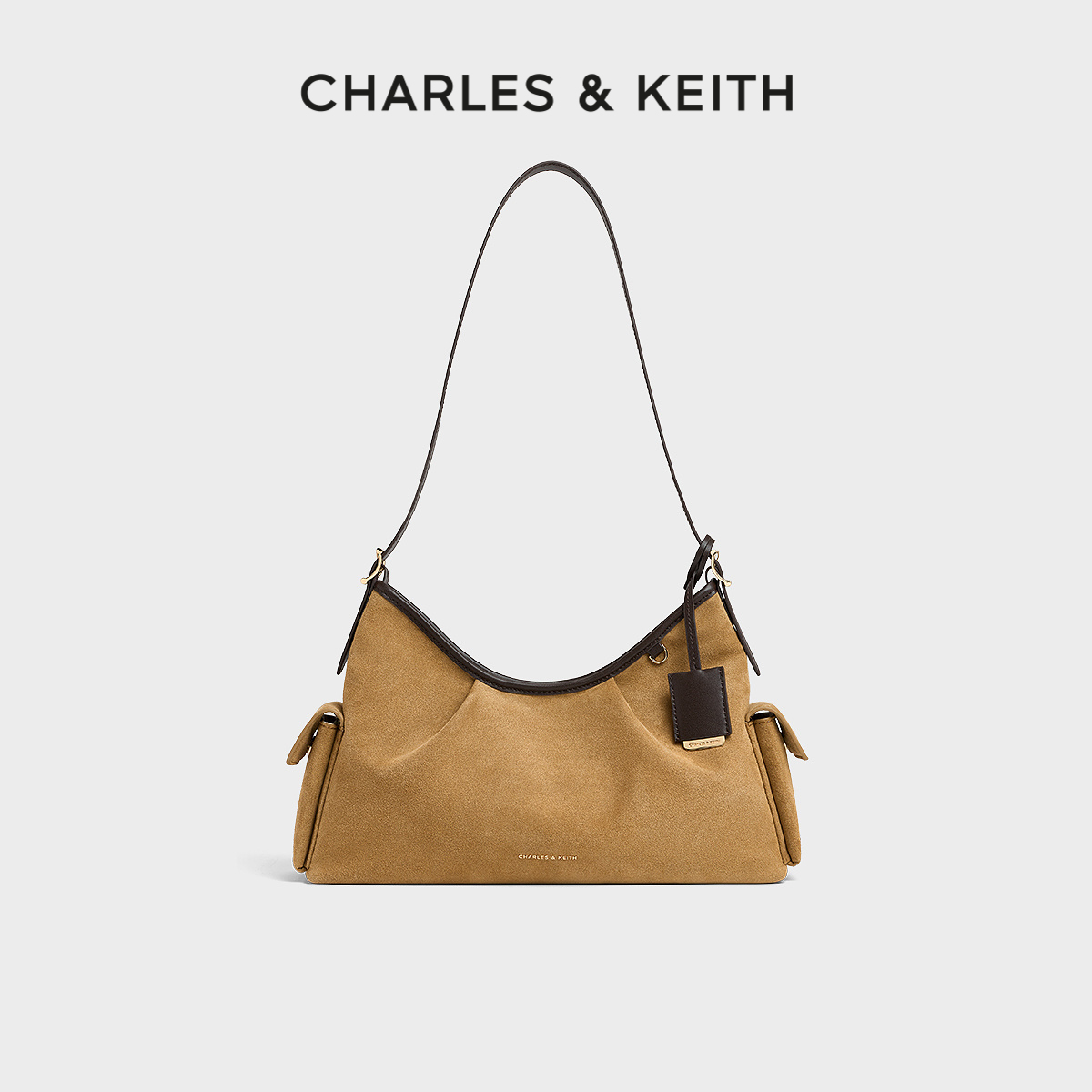 CHARLES&KEITH大容量双袋腋下包