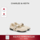 单鞋 CHARLES&KEITH26春季 71960031休闲玛丽珍鞋 芭蕾舞鞋 新款 CK1