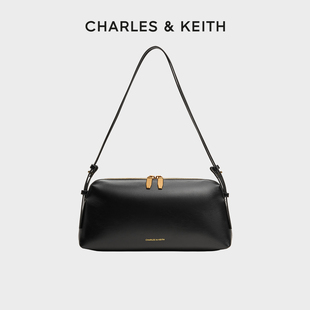CHARLES&KEITH25冬新款 20671810双肩带简约大容量单肩腋下包 CK2