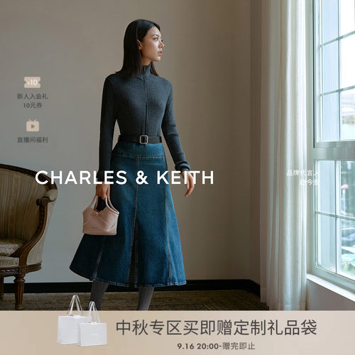 时尚蝴蝶结手提包CHARLES&KEITH