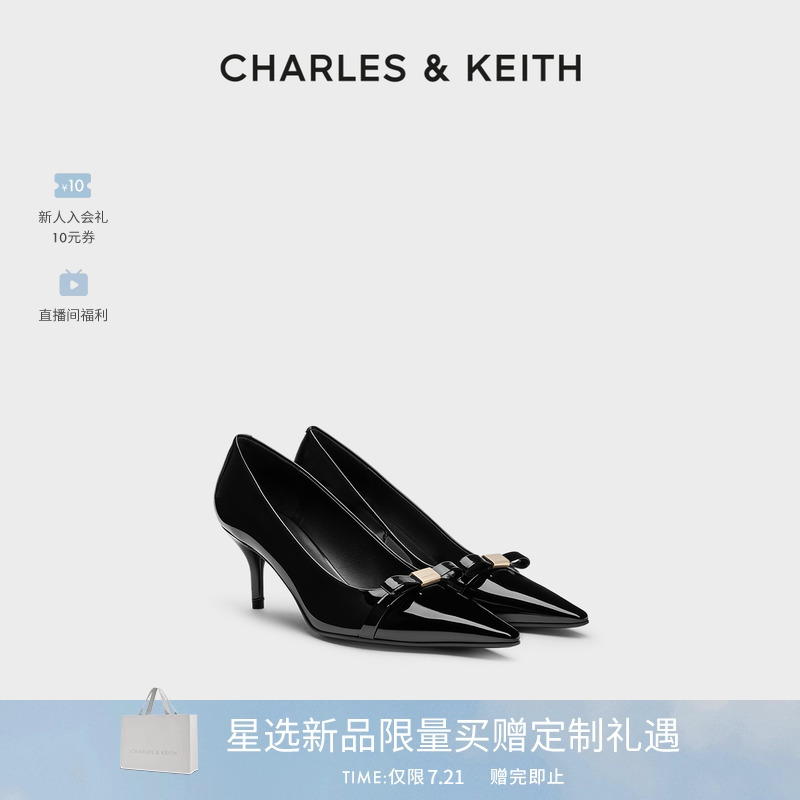 优雅尖头 细高跟 立体蝴蝶结