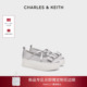 CHARLES&KEITH26春新款 单鞋 CK1 80360162缎面蝴蝶结厚底玛丽珍鞋