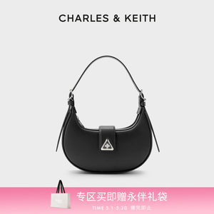 CHARLES&KEITH腋下包女新月包