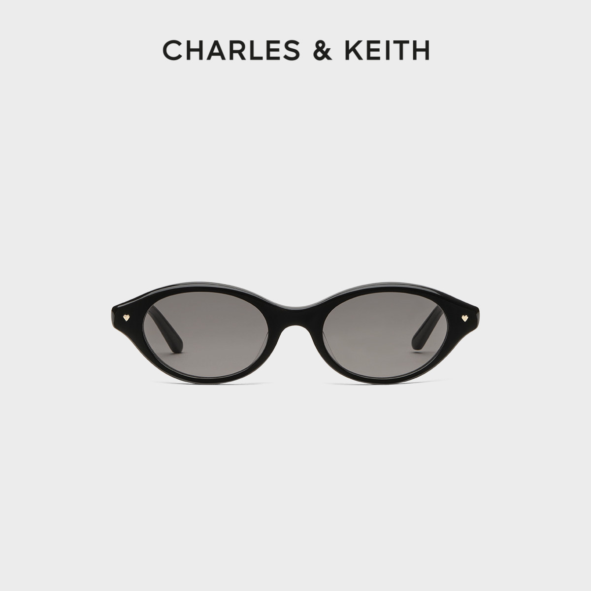CHARLES&KEITH26秋新款CK3-21280631复古环保猫眼墨镜太阳眼镜图片