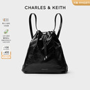 CHARLES&KEITH24新款 CK2 618狂欢节 10151393单肩水桶包双肩包