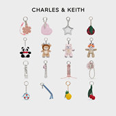 新年礼物 CHARLES&KEITH假日探险家彩色编织手绳包挂钥匙扣合集