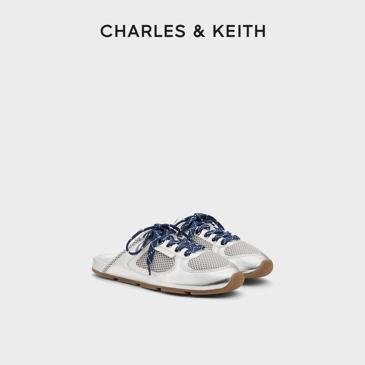 CHARLES&KEITH时尚平底运动半拖