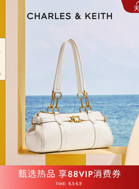 【毕业礼物】CHARLES&KEITH26夏新款CK2-30271744单肩法棍包