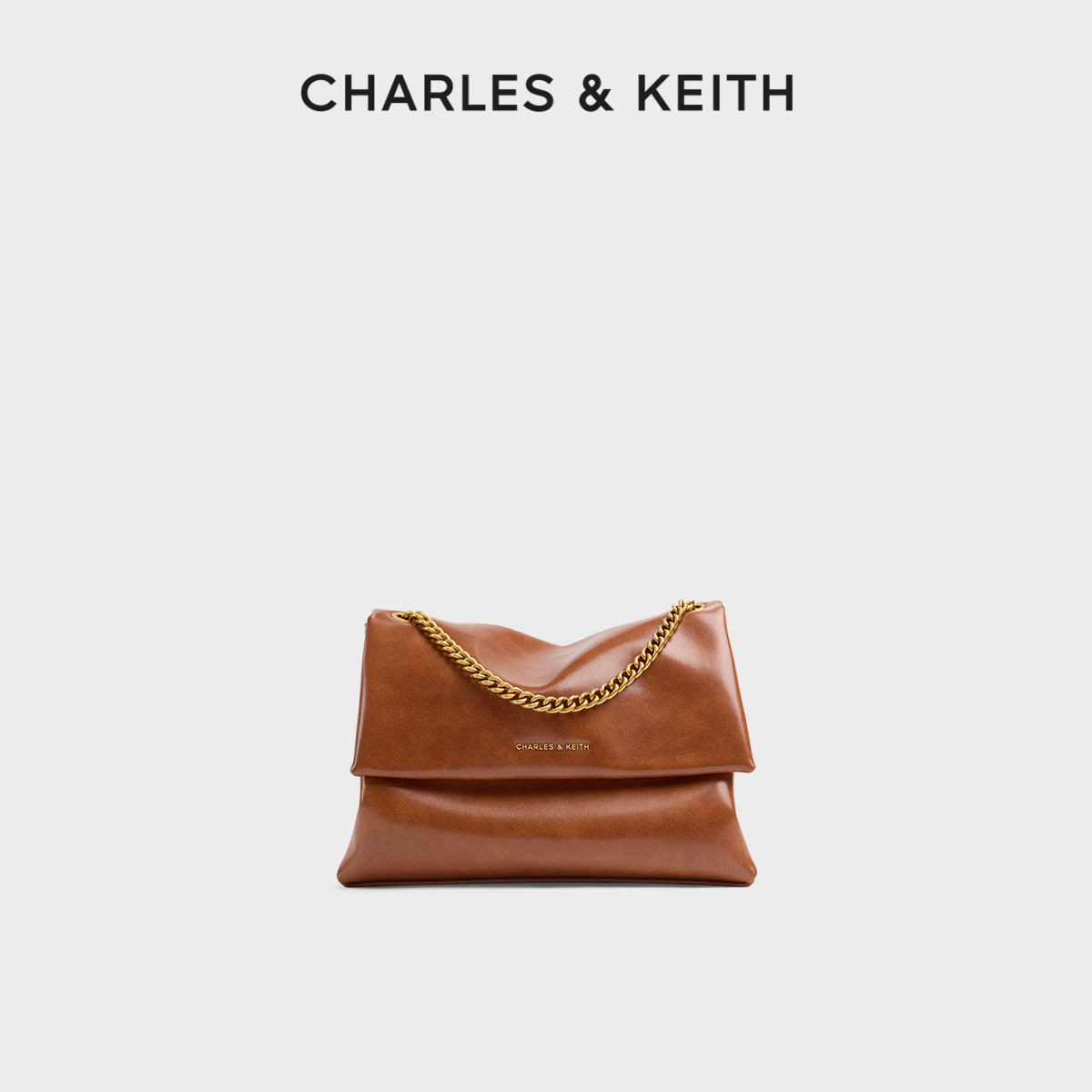 大容量链条腋下包CHARLES&KEITH图片