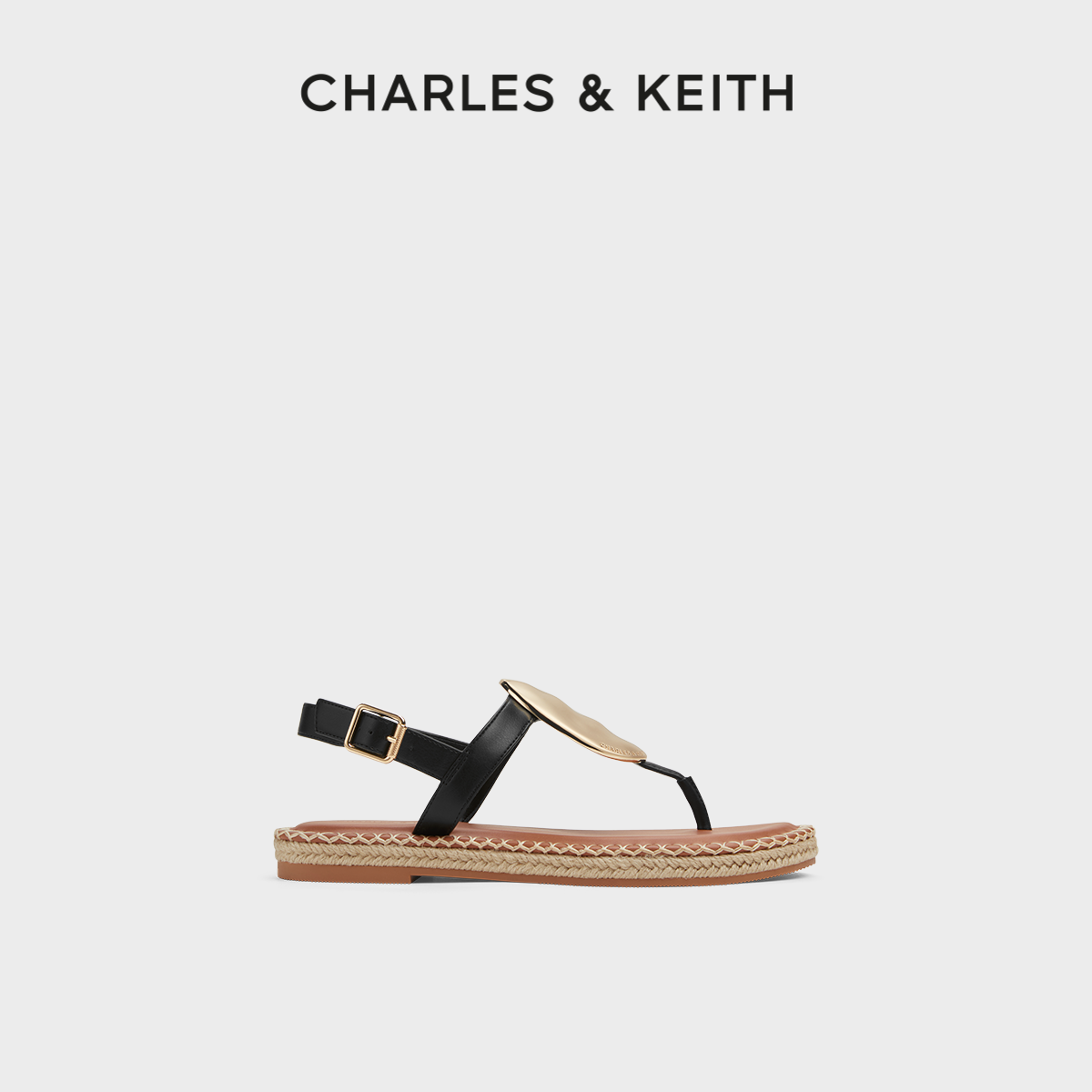 CHARLES&KEITH休闲罗马凉鞋