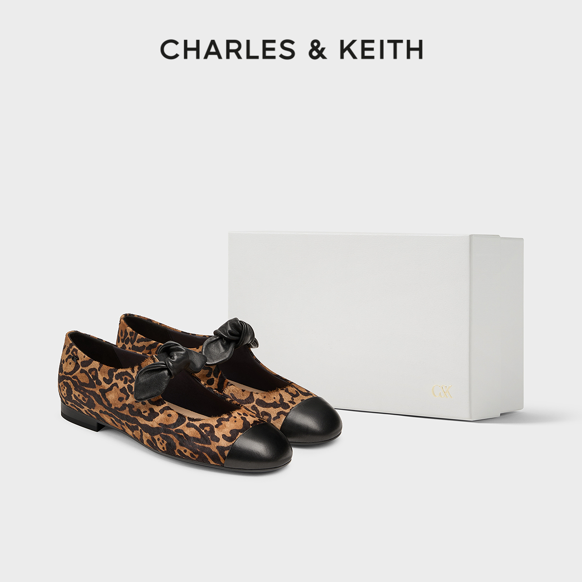 舒适平底 蝴蝶结饰 玛丽珍鞋