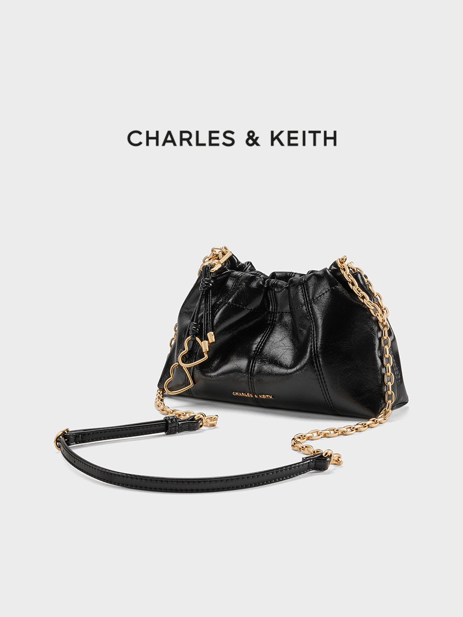 Charles & Keith qadın çantası - kiçik düzbucaqlı, çiyin və çarpaz