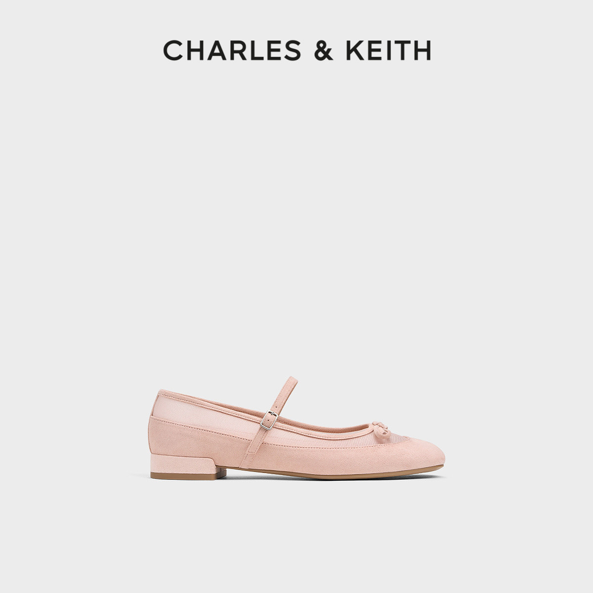 CHARLES&KEITH26春新款CK1-70381179蝴蝶结网纱平底玛丽珍鞋单鞋,女鞋,玛丽珍鞋,淘宝优惠券,粉丝福利购,淘宝优惠卷