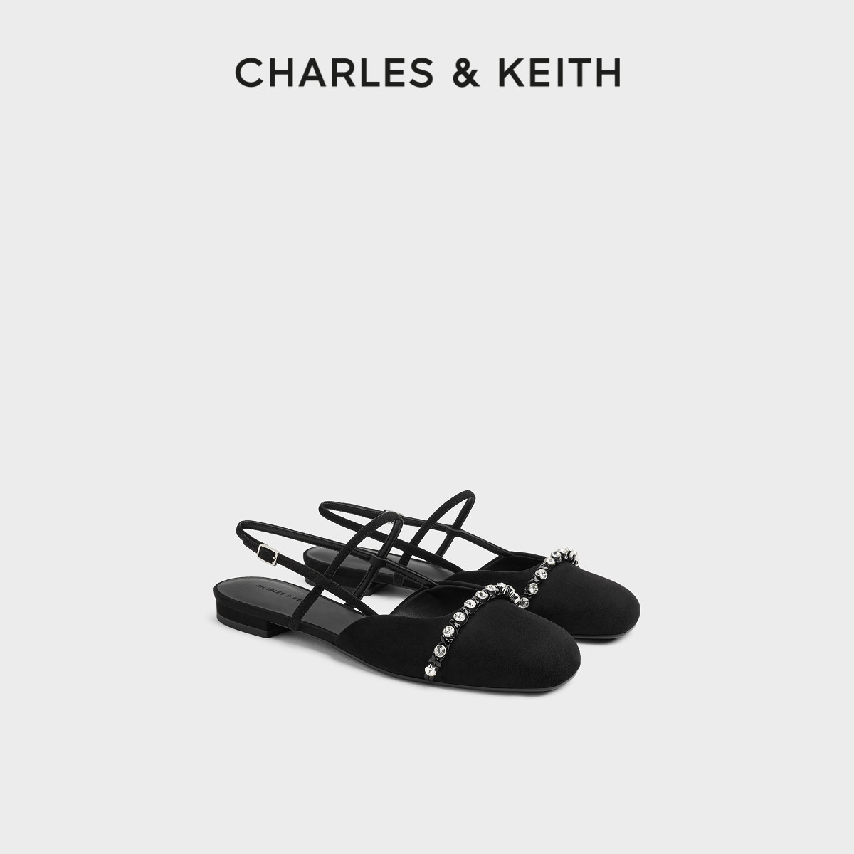 闪钻玛丽珍凉鞋CHARLES＆KEITH图片