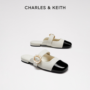 CHARLES&KEITH春夏女鞋 拖鞋 70900476包头外穿穆勒鞋 CK1 女外穿