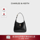 CHARLES&KEITH25冬新款 CK2 40782727简约hobo单肩斜挎腋下托特包