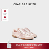 CHARLES&KEITH26春新款 1情人节系列休闲蕾丝德训鞋 CK1 71960032