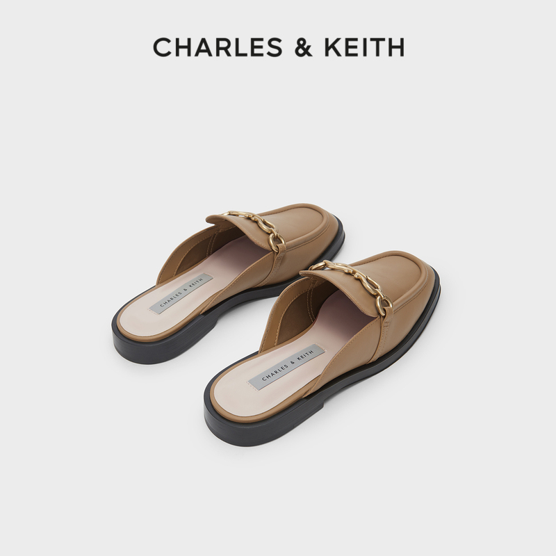 【热品回归】CHARLES&KEITH女鞋CK1-70380883金属低跟穆勒女鞋-封面