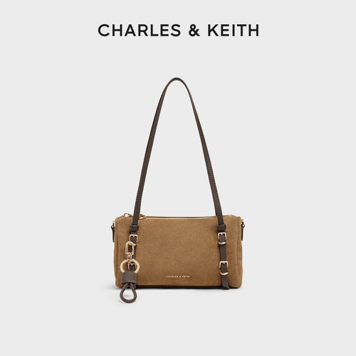 复古绒面波士顿包CHARLES&KEITH