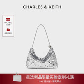 A亮片单肩腋下手拎包 20681157 情人节礼物 CHARLES&KEITH女CK2