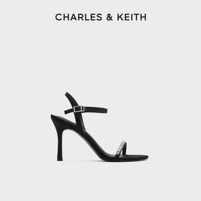 【618狂欢节】CHARLES&KEITH24新款CK1-60920361一字带露趾凉鞋女