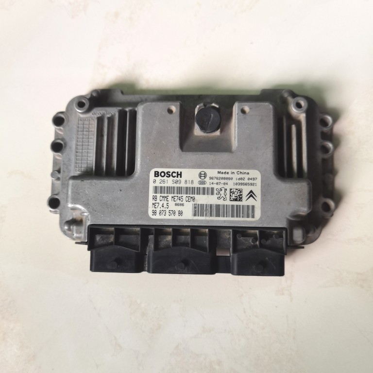 适用ME745爱丽舍世嘉206 307发动机电脑板行车ECU模块 0261S09818