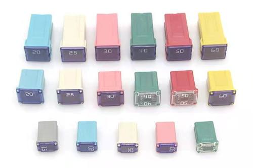 保险丝片车用插片长短脚方形进口