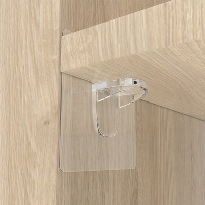 速发衣柜分层板隔架鞋柜隔断神器免打孔宿舍好物收纳电视置物架