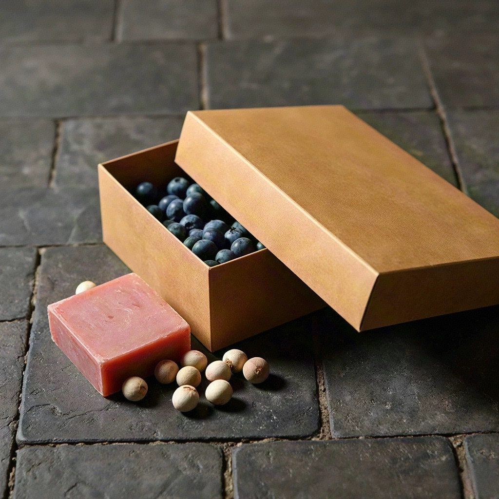 蓝莓白檀香手工皂ph7婴儿敏感肌专用洗脸皂滋养温和不刺激洁面皂